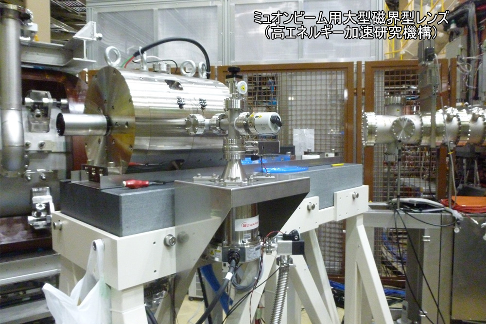 ミュオンビーム用大型磁界型レンズ