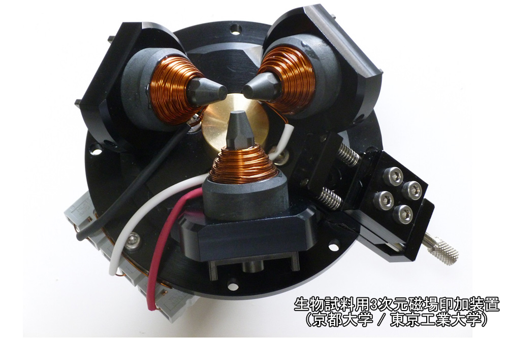 生物試料用3次元磁場印加装置